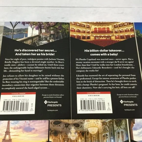 Harlequin Presents Romance Novels Lot Of 10 Mixed Authors Paperback Books 2025 - Picture 7 of 11